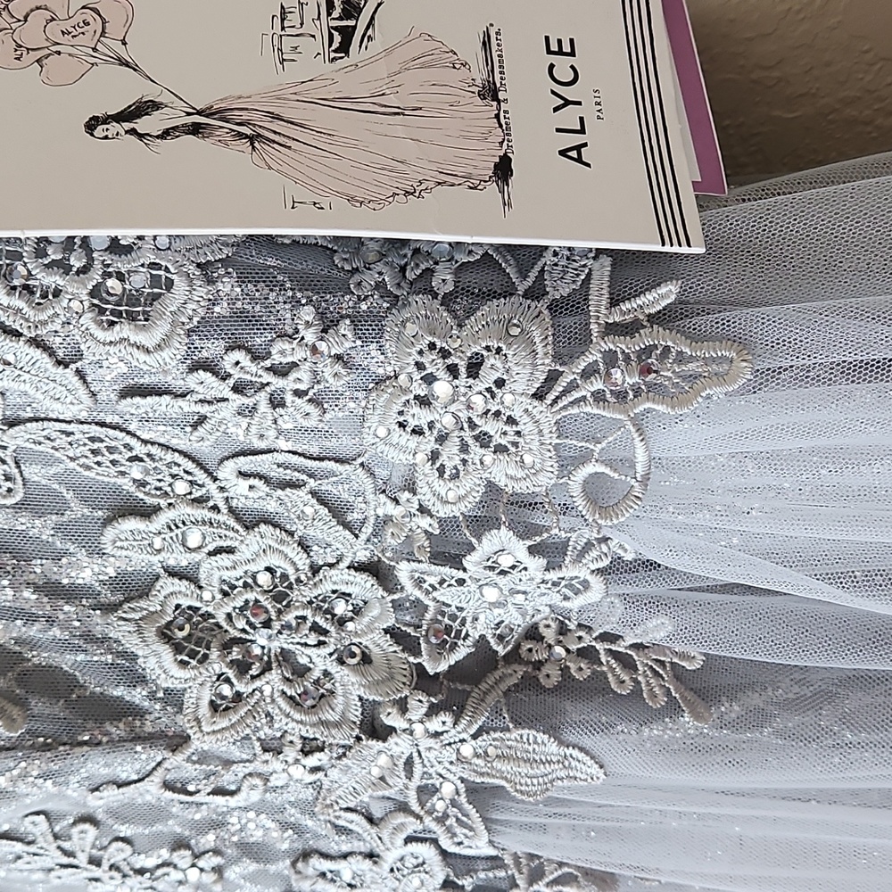 Alyce Paris Silver Formal Dress - Picture 8 of 14